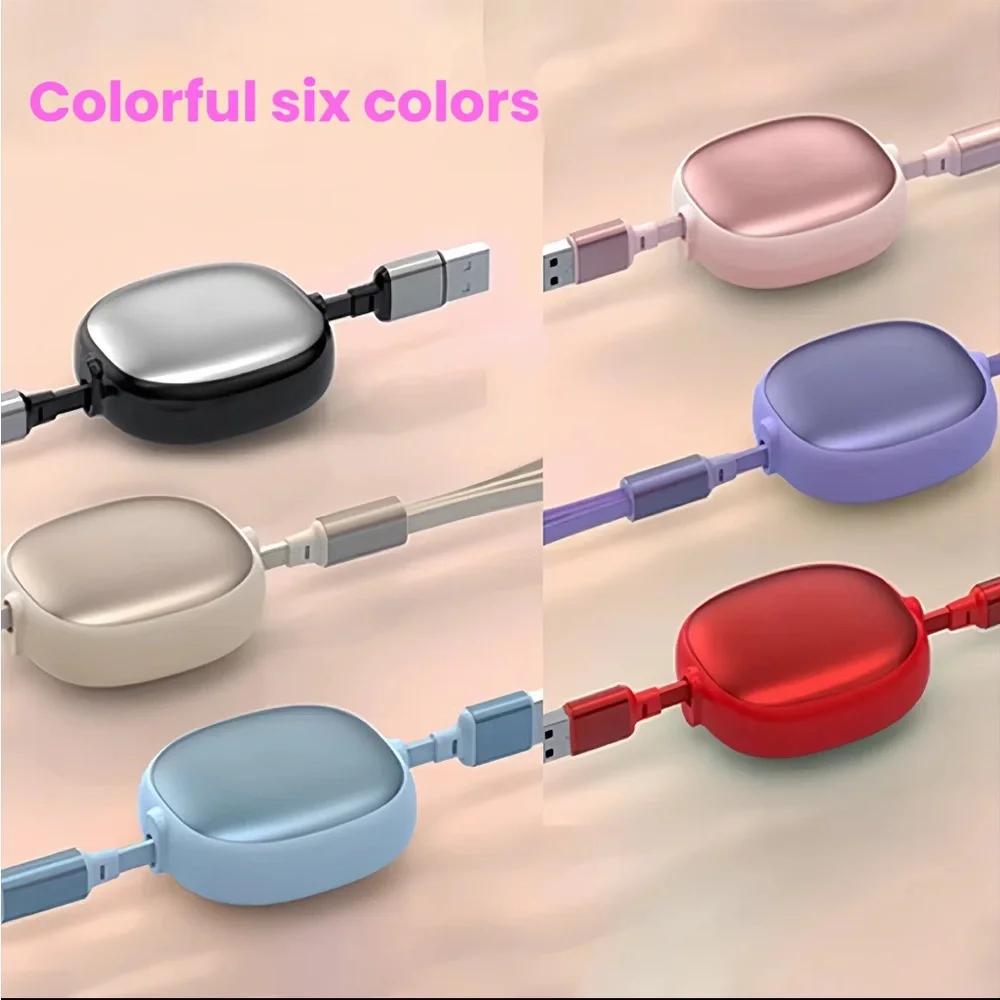 3 in 1 Retractable 1.2m Multi-Device Charging Cable -